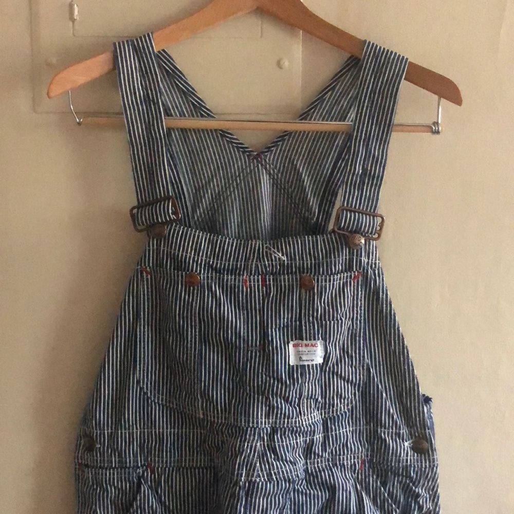 Vintage Big Mac Striped Coveralls